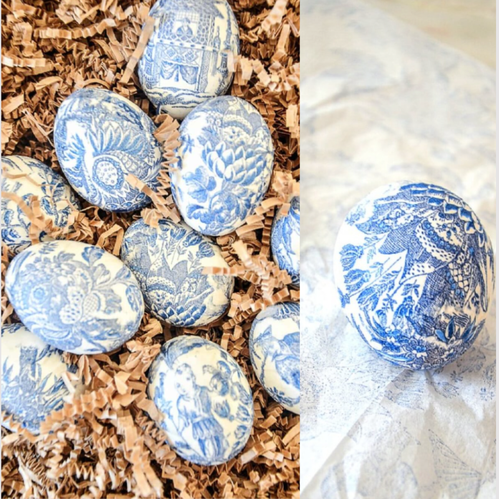 Chinoiserie Eggs DIY